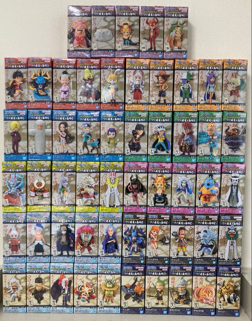 ワンピース WCF ワーコレ ワノ国 鬼ヶ島 回想 完結 83種 コンプ　未開封