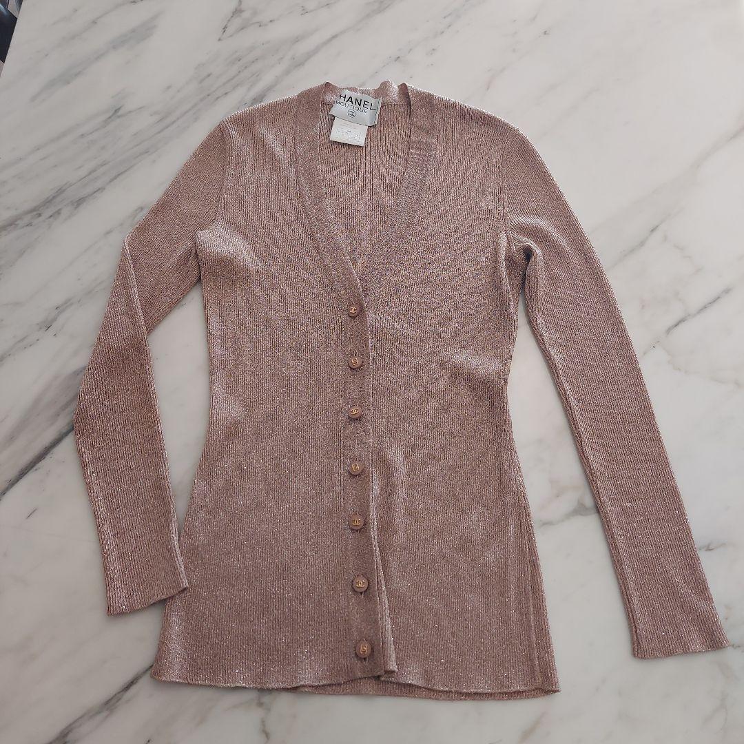 CHANEL BOUTIQUE ピンク 長袖カーディガン