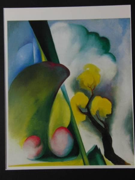 ジョージア・オキーフ、春、高級画版集の一部、新品額付