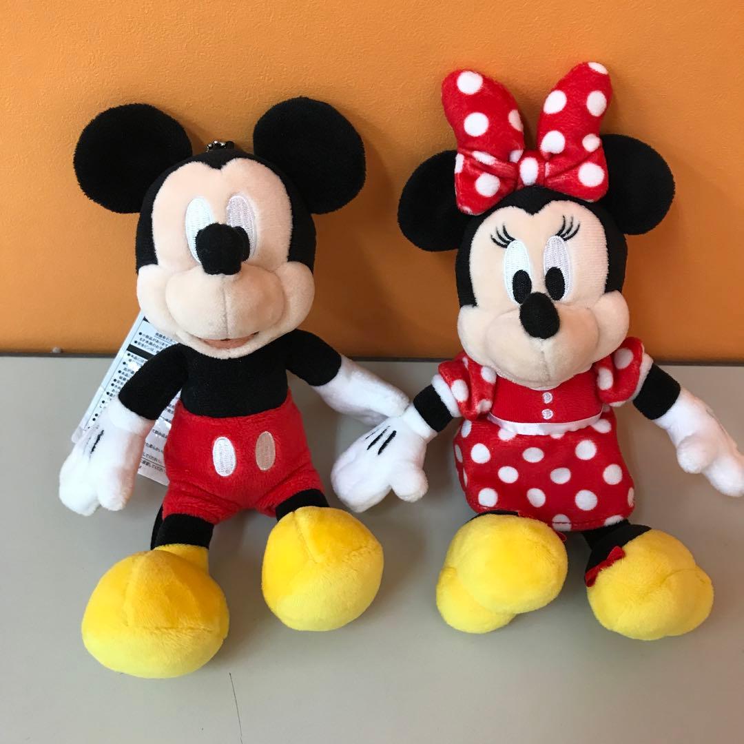 東京ディズニーリゾート ミッキー ミニー ぬいぐるみバッジ ノーマル