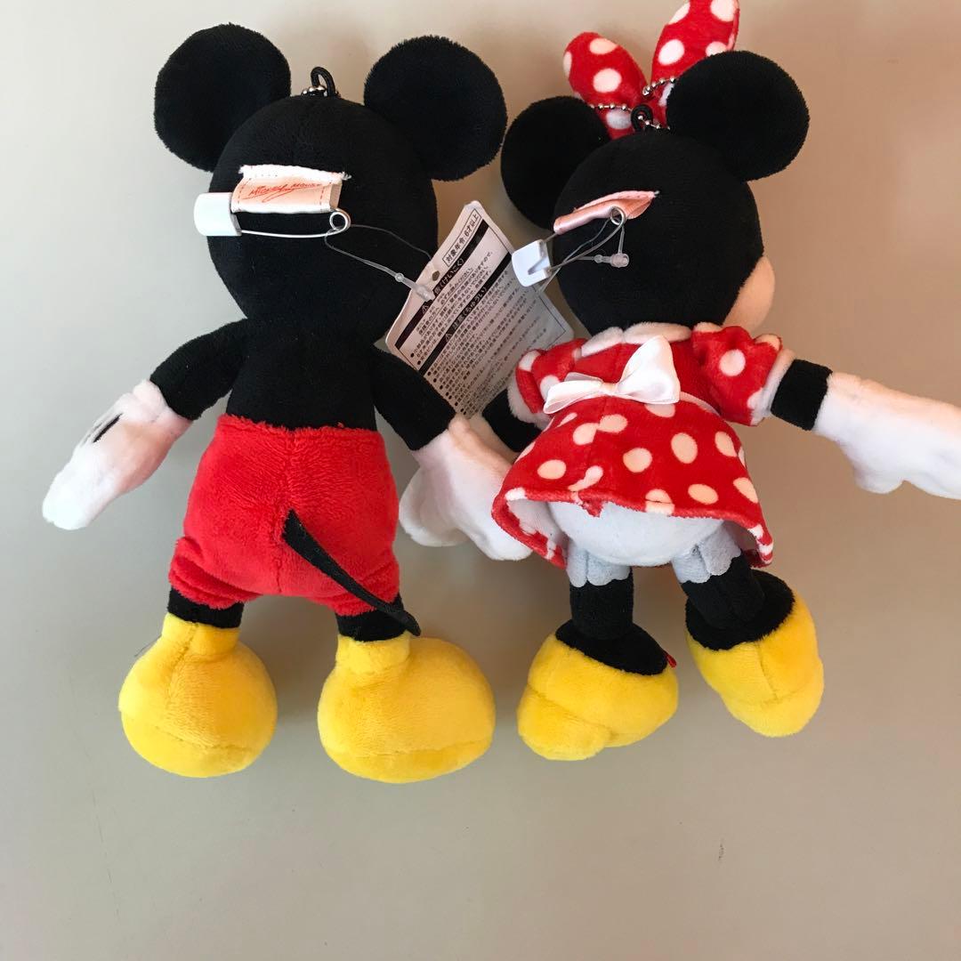東京ディズニーリゾート ミッキー ミニー ぬいぐるみバッジ ノーマル