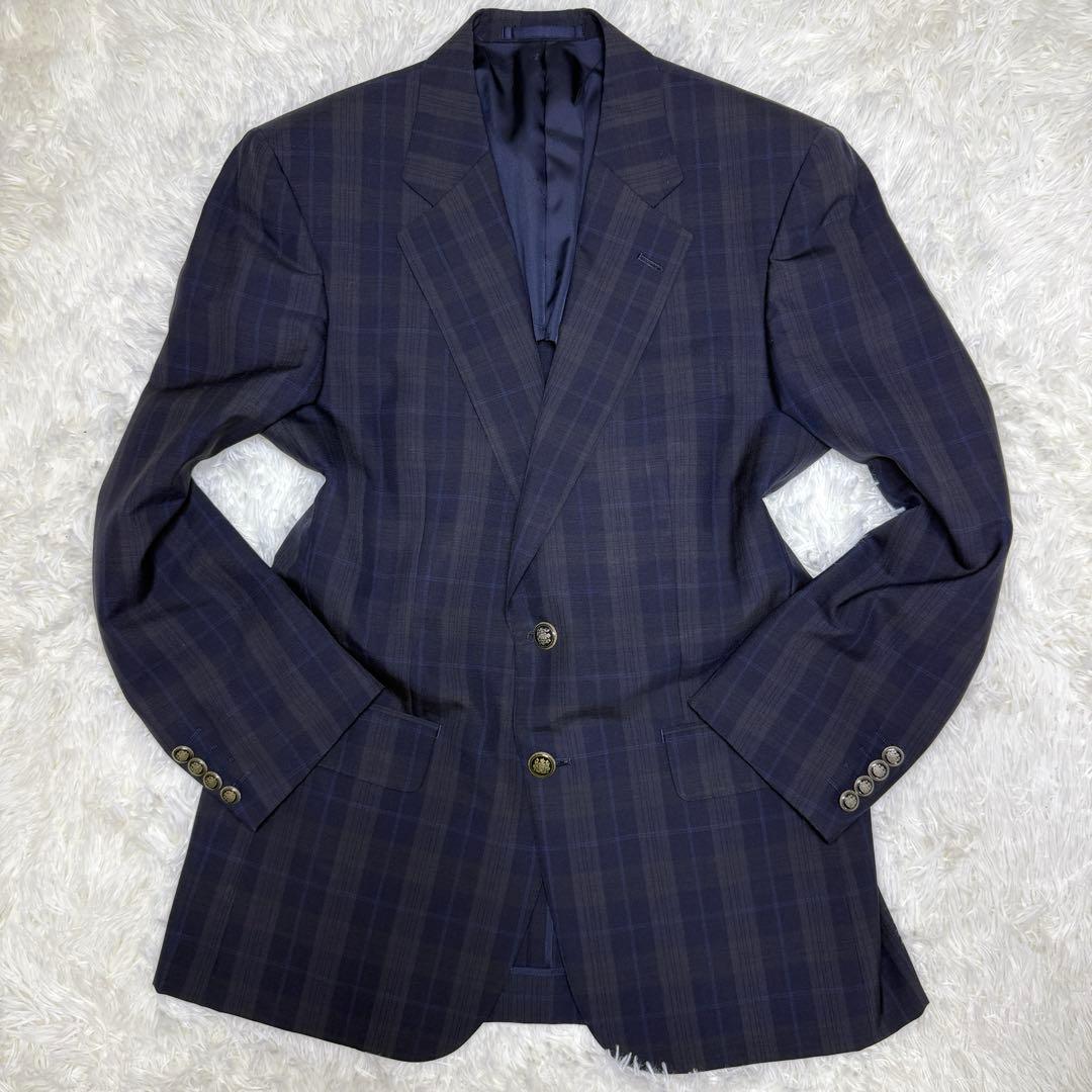 希少 美品 Aquascutum アクアスキュータム テーラードジャケット