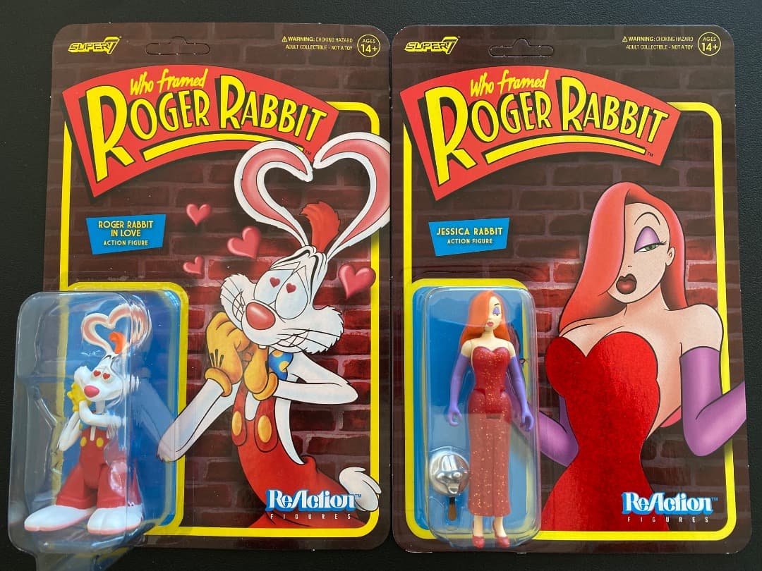 スーパー7 ロジャーラビット & ジェシカ 2体セット 3.75インチ - メルカリ