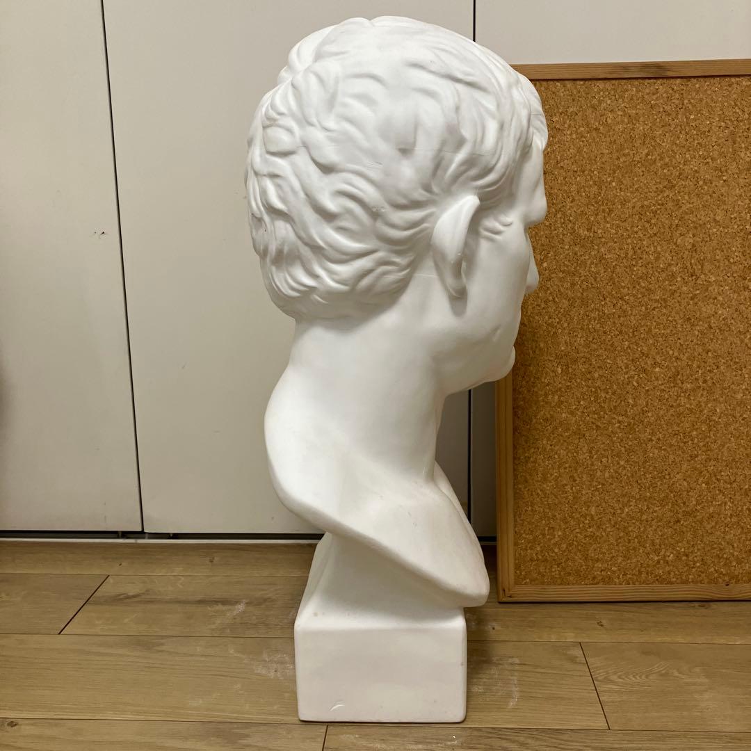 石膏像】アグリッパ 首像 デッサン - メルカリ