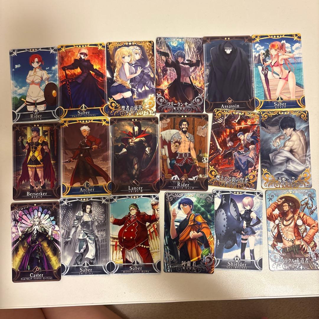FGOアーケード カード18枚セット - メルカリ