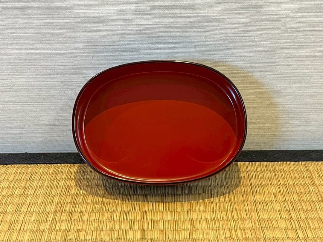 輪島塗 角藤漆器店謹製 溜塗小判型弁当箱 10客 共箱 - メルカリ