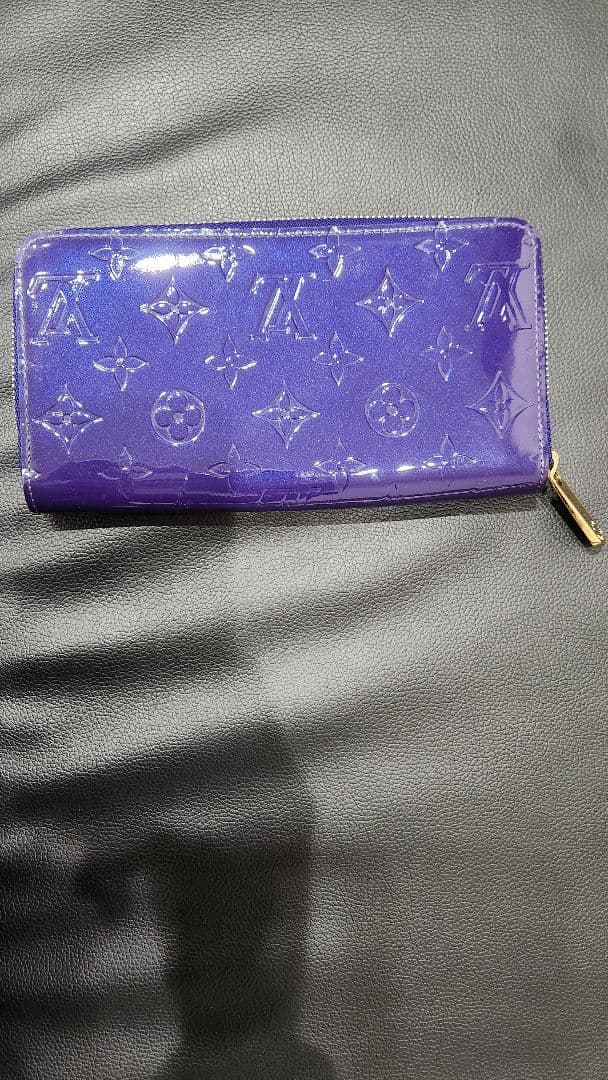 Louis Vuitton パープル長財布