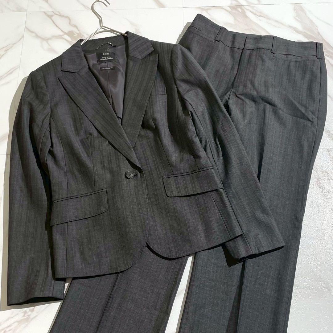 23区　レディース　グレー ストライプ ビジネススーツ　46 楽天市場】レディース おしゃれ ビジネス スーツ 春秋 フォーマル