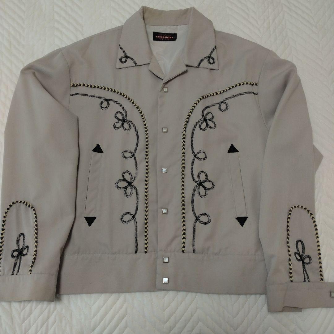 Peppermint ウエスタンジャケット　グレー　ロカビリー　ペパーミント