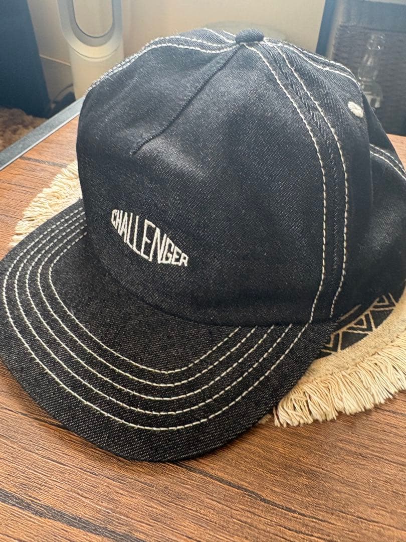 CHALLENGER デニムキャップ ブラック チャレンジャー