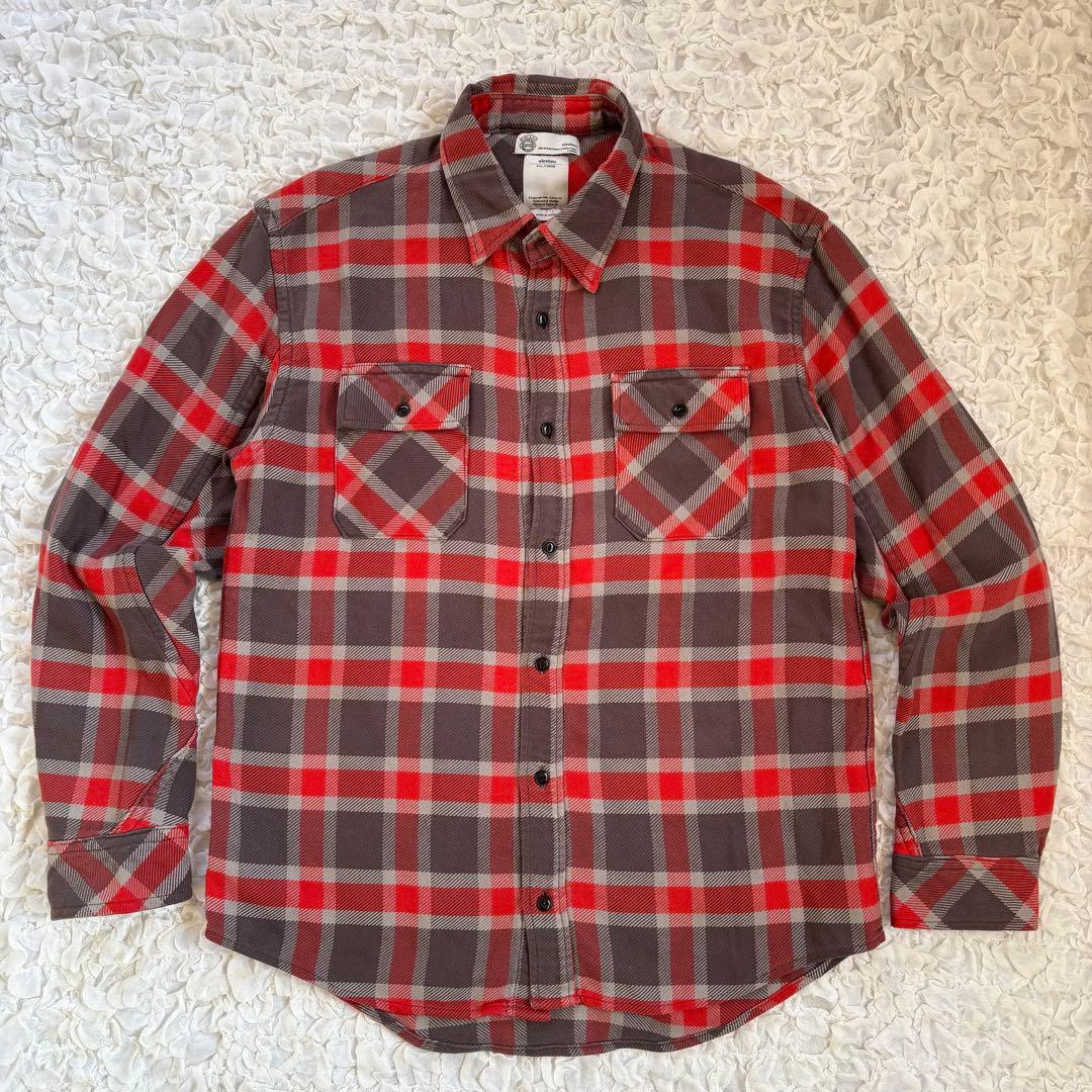 美品 visvim reindeer flannel 3 L ネルシャツ
