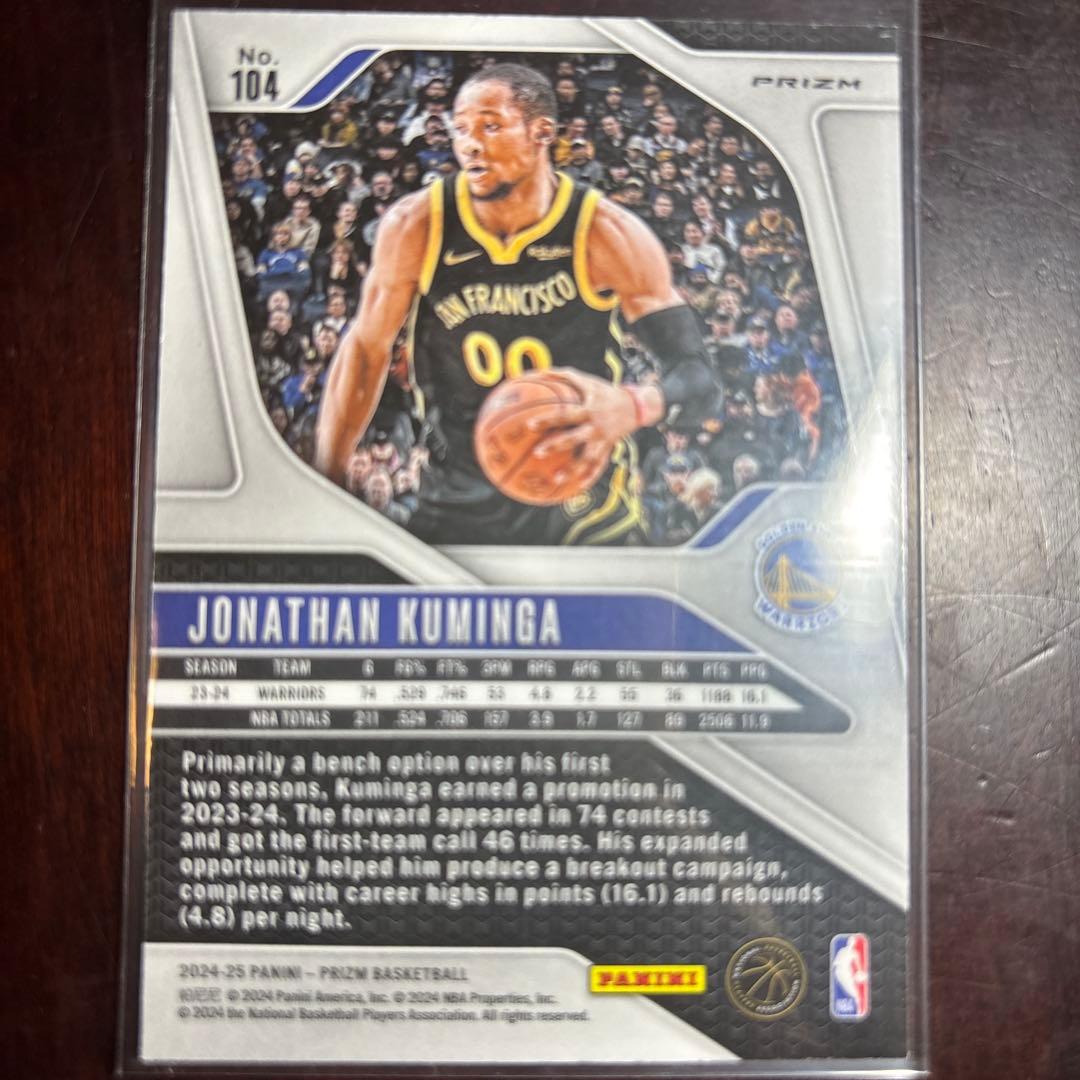 Jonathan Kuminga ジョナサン・クミンガ RED PRIZMホロ - メルカリ
