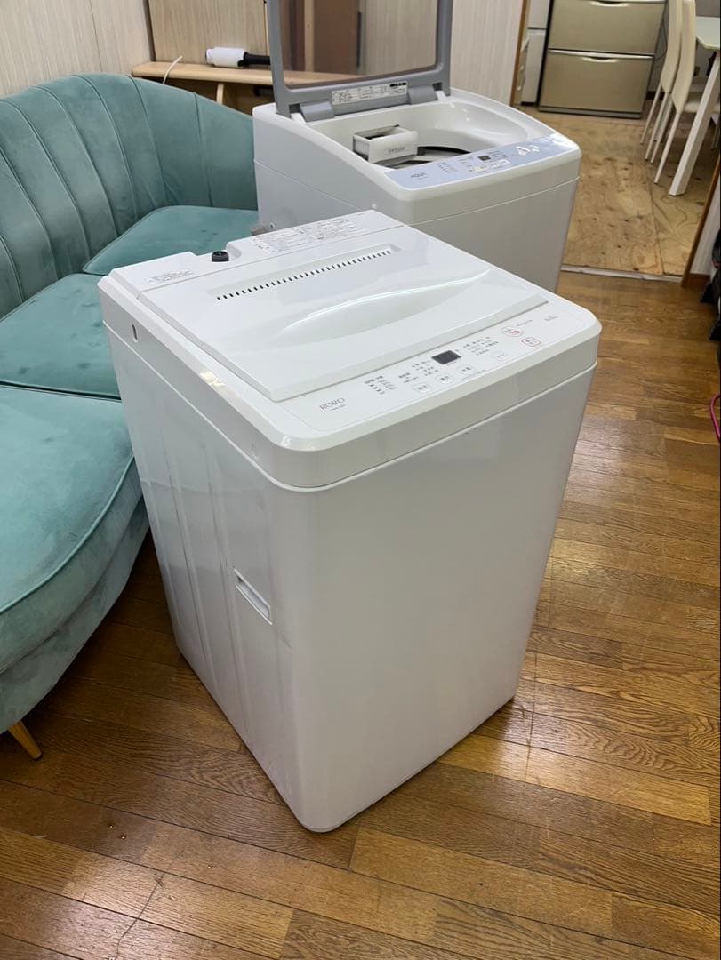 洗濯機 2023年 ヤマダ RORO YWM-T60L 6.0kg 高年式