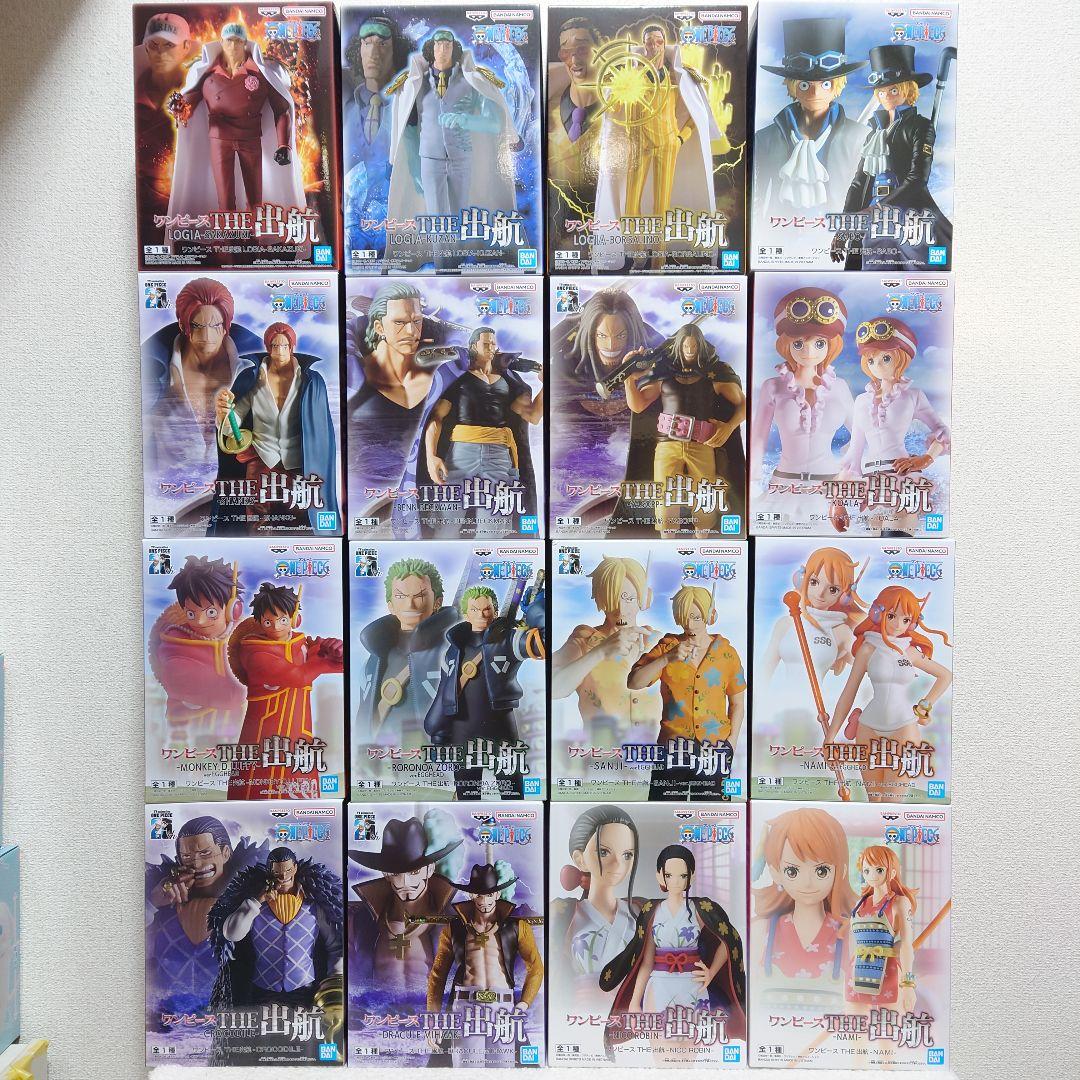 ワンピース THE 出航 フィギュア　17点セット/まとめ売り