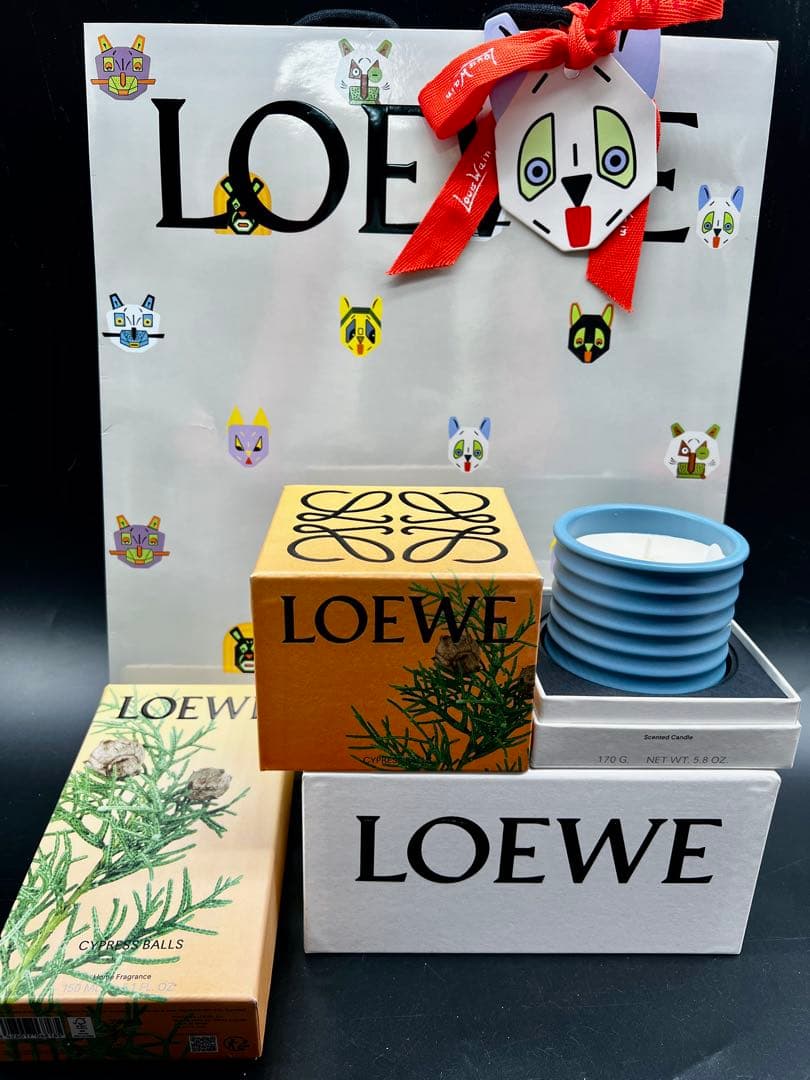LOEWE ❣️アロマキャンドル セット 　　　　　　　サイプレスボール