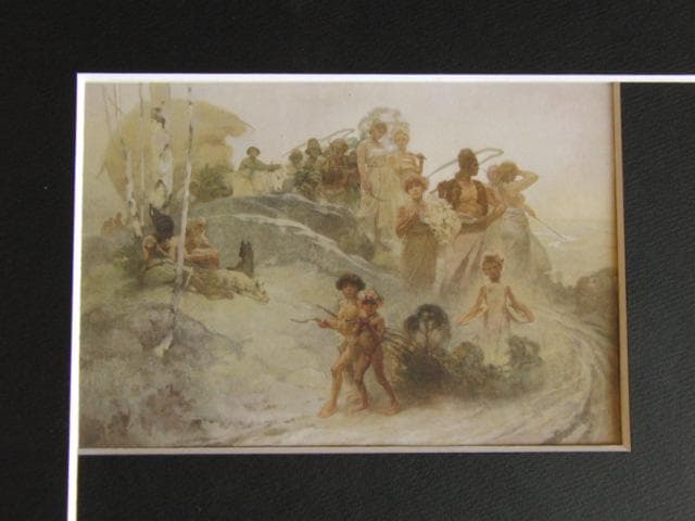 アルフォンス・ミュシャ、スラヴの収穫祭、希少な画集より