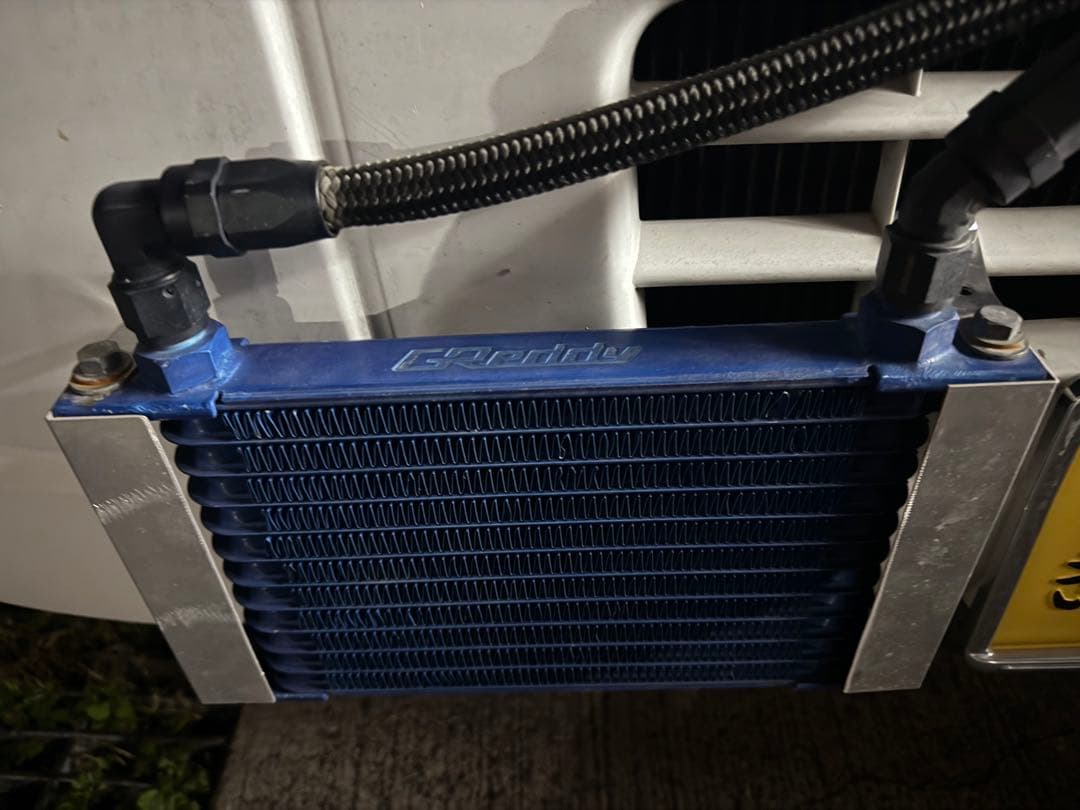 Greddy オイルクーラー 青 TRUST（トラスト） GReddy オイルクーラーキット オイルエレメント移動