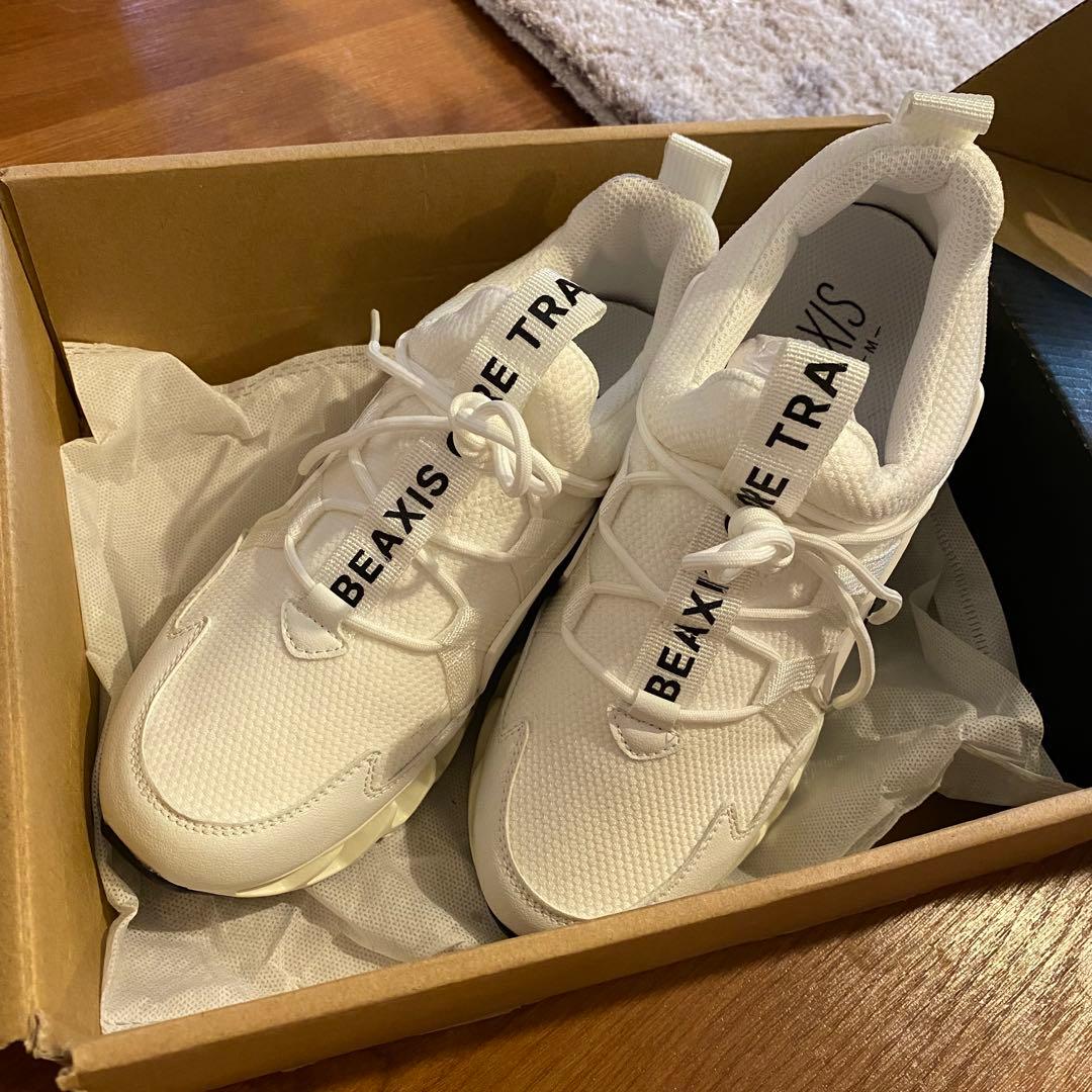BEAXIS メッシュ厚底スニーカー ホワイト　M 楽天市場】【ポイント10倍】 【5％OFF+ライブ限定クーポンで1,000円OFF