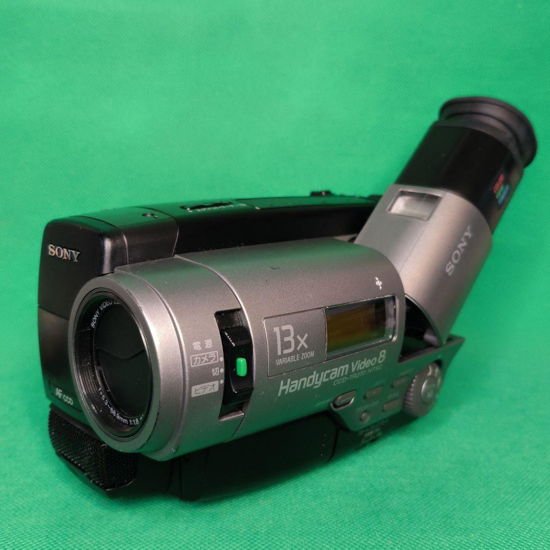 【動作OK】SONY CCD-TR270 Handycam video Hi8 Amazon | SONY ソニー CCD-TR270PK 8ミリビデオカメラ ハンディカム