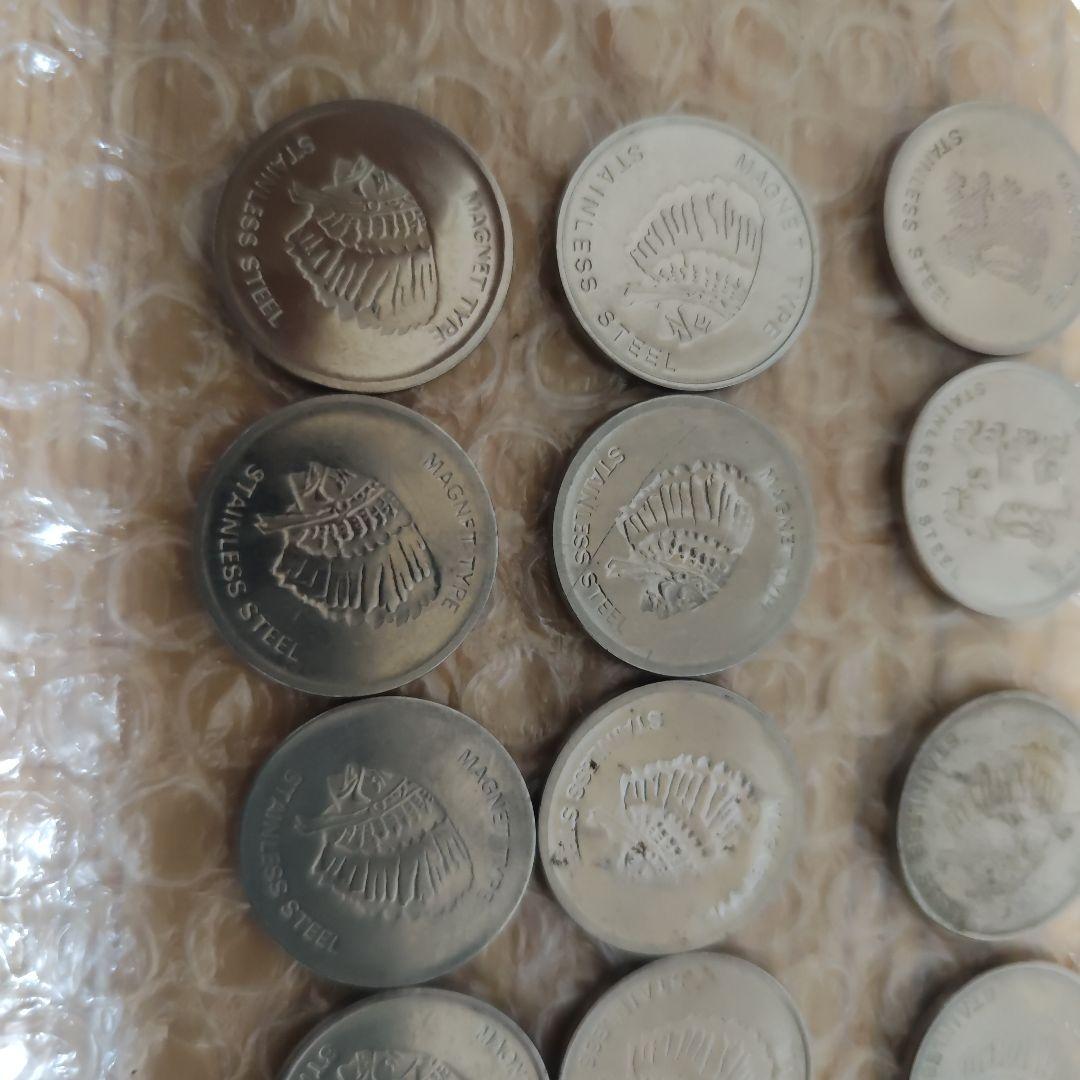 計18枚 Magnet Type Stainless Steelトークン - メルカリ