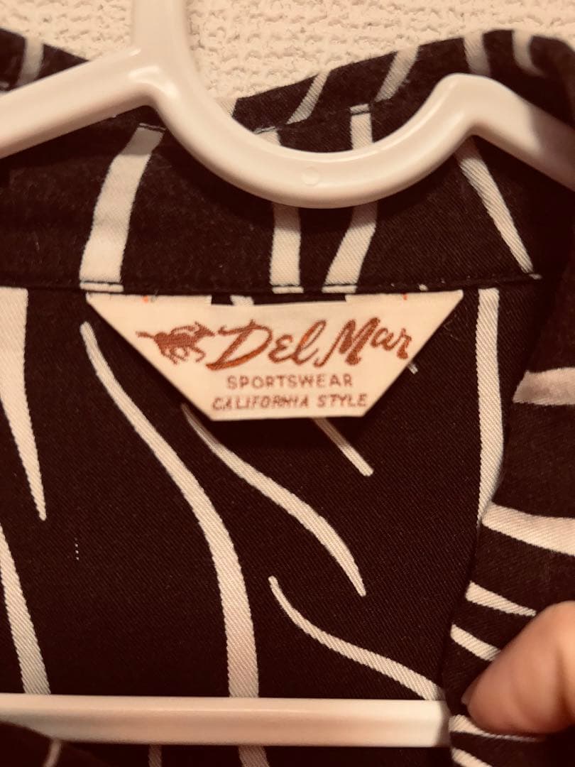 DelMar デルマー　ゼブラ柄 長袖シャツ