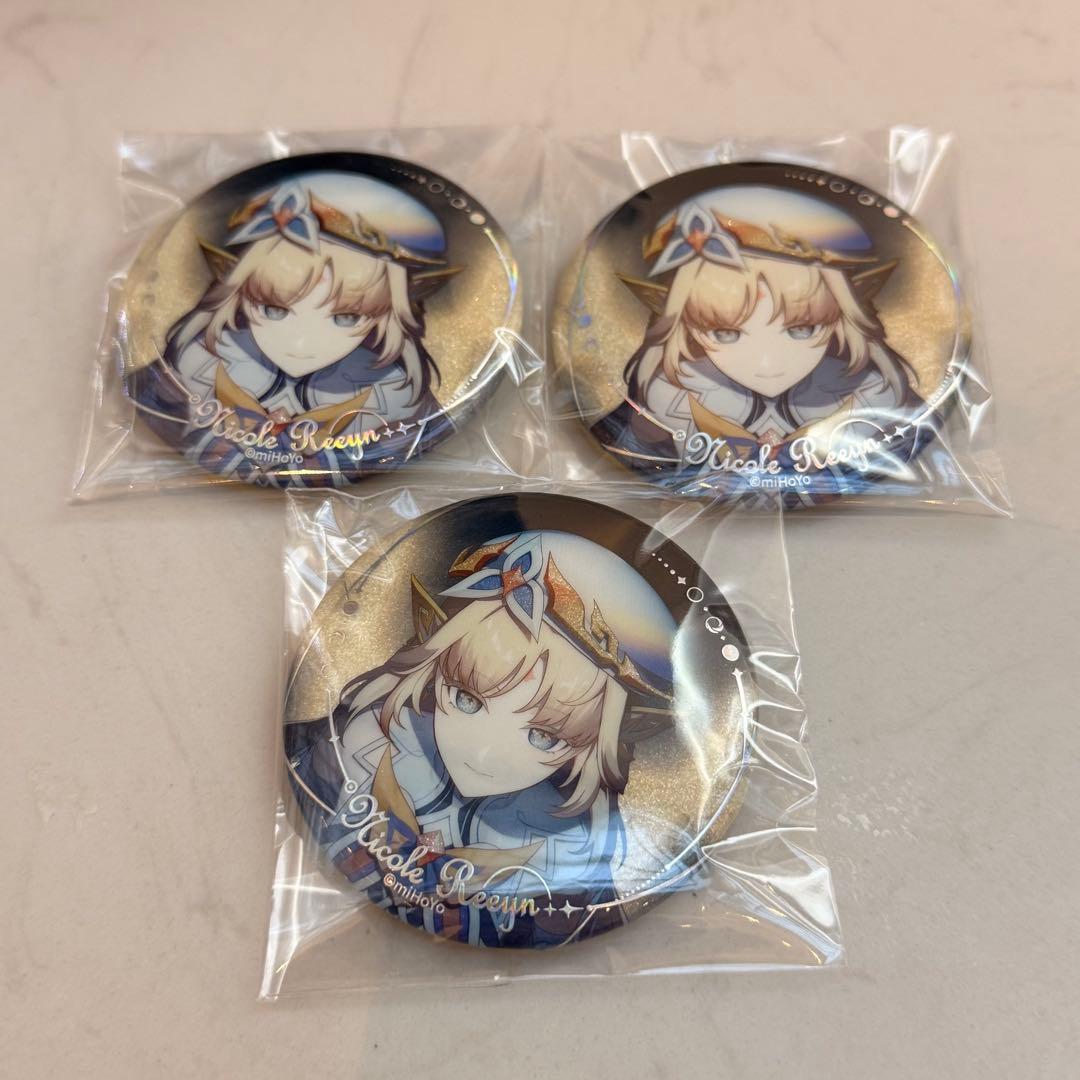 ニコ・リヤン 原神 月夜の叙事詩 トレーディング缶バッジ セット 中国