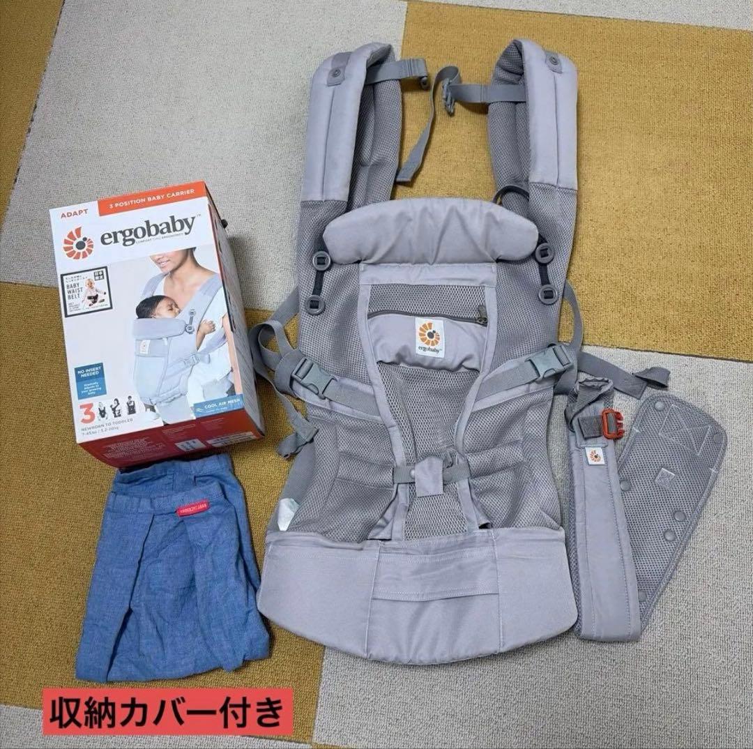 ergobaby エルゴベビー アダプト メッシュ グレー 抱っこ紐 - メルカリ