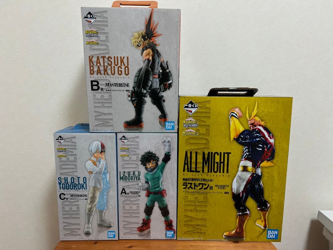 一番くじ ヒロアカ ビギンザヒーロー ABCラストワン計4体＋EFG賞コンプ