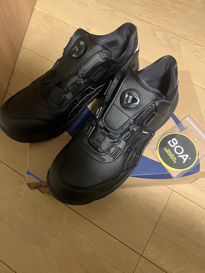 アシックス 安全靴 BOA ブラック 26.5cm