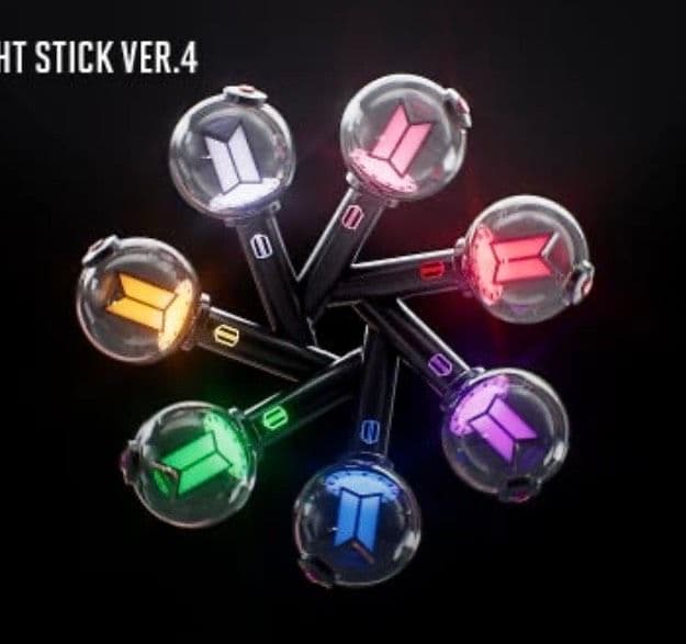 BTS OFFICIAL LIGHT STICK ver.4ロゴパーツ アミボム - メルカリ