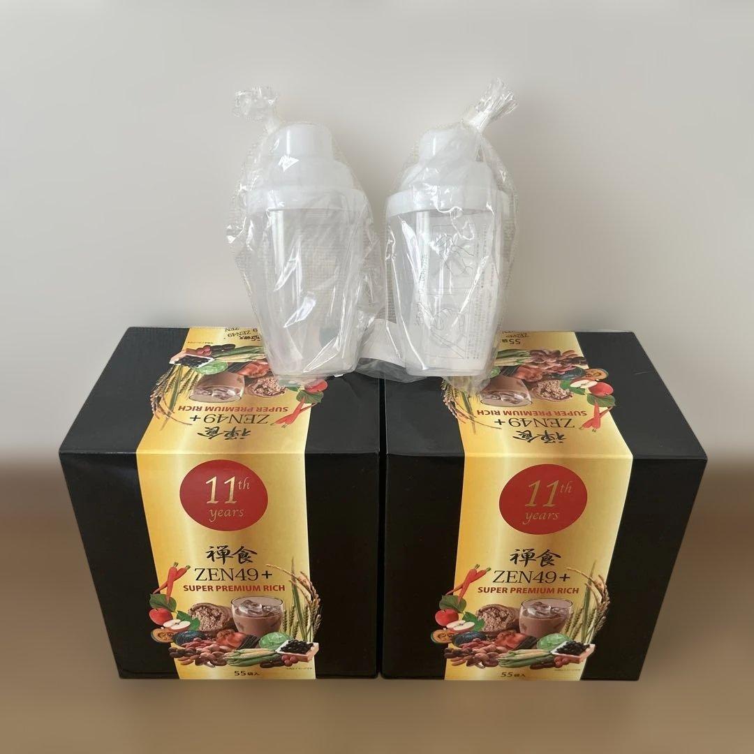 禅食 ZEN49+SUPER PREMIUM RICH シェイカー付き2箱