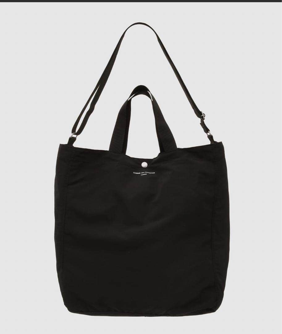 【コムデギャルソンオム】トート／ショルダー2ウェイバッグ 黒