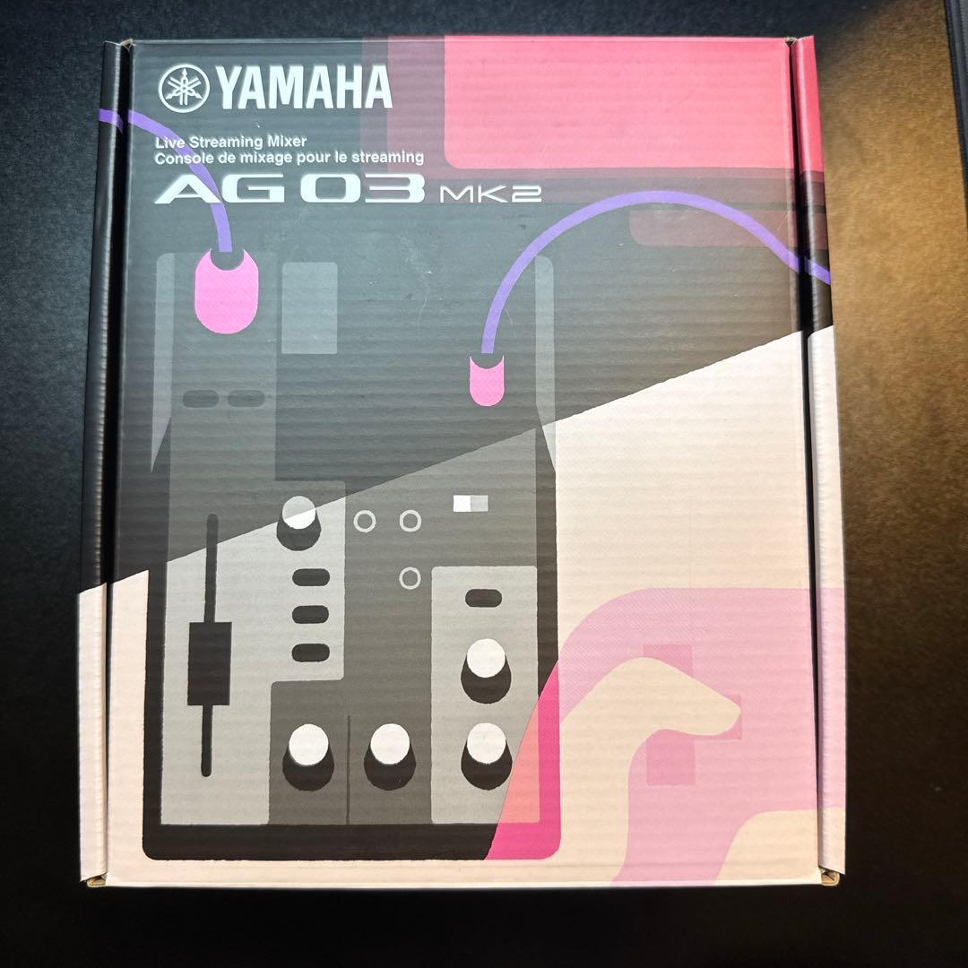 YAMAHA AG03 MK2 通線なし ほぼ未使用 ブラック