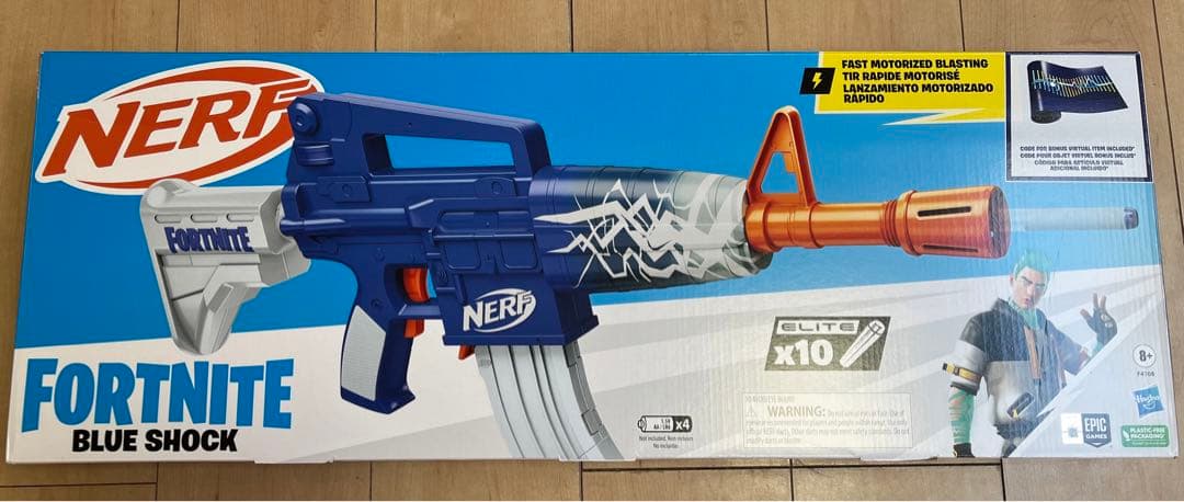 中古】ナーフ フォートナイトブルーショックおまけ付き - メルカリ
