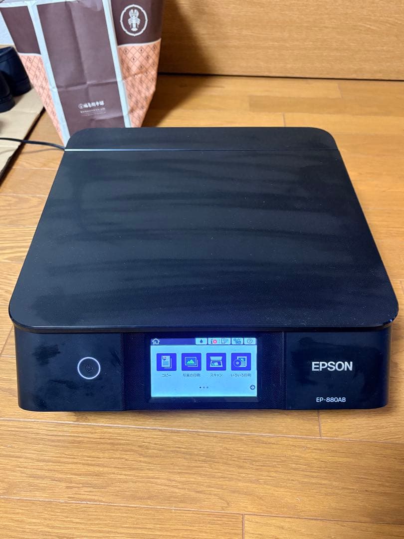 エプソン　EP880AB epson プリンター 楽天市場】エプソン カラリオ EP-880AB ブラック A4インクジェット複合