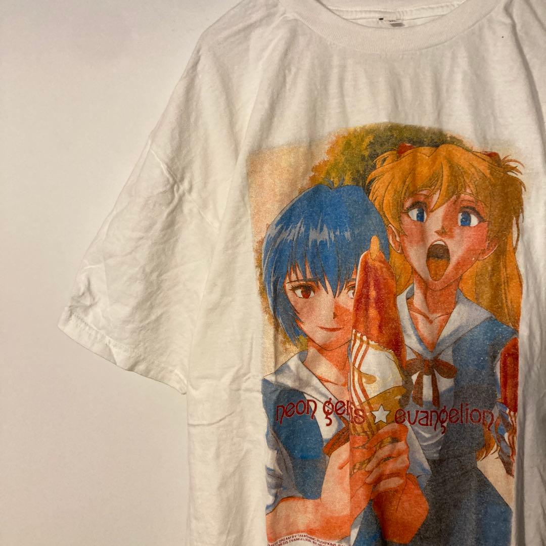 EVANGELION×スマパンTシャツ漫画アニメ映画y2kビンテージXLエヴァ