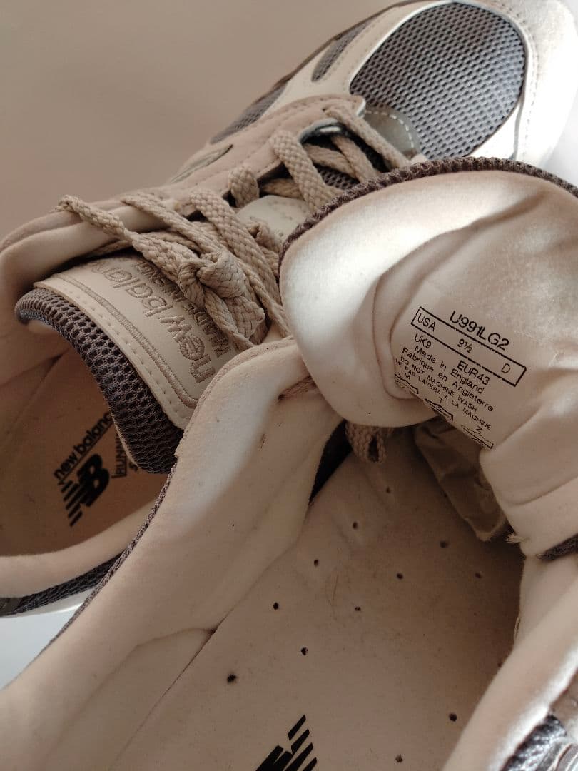 New Balance 991 LG2 V2 グレー 27.5cm US9.5