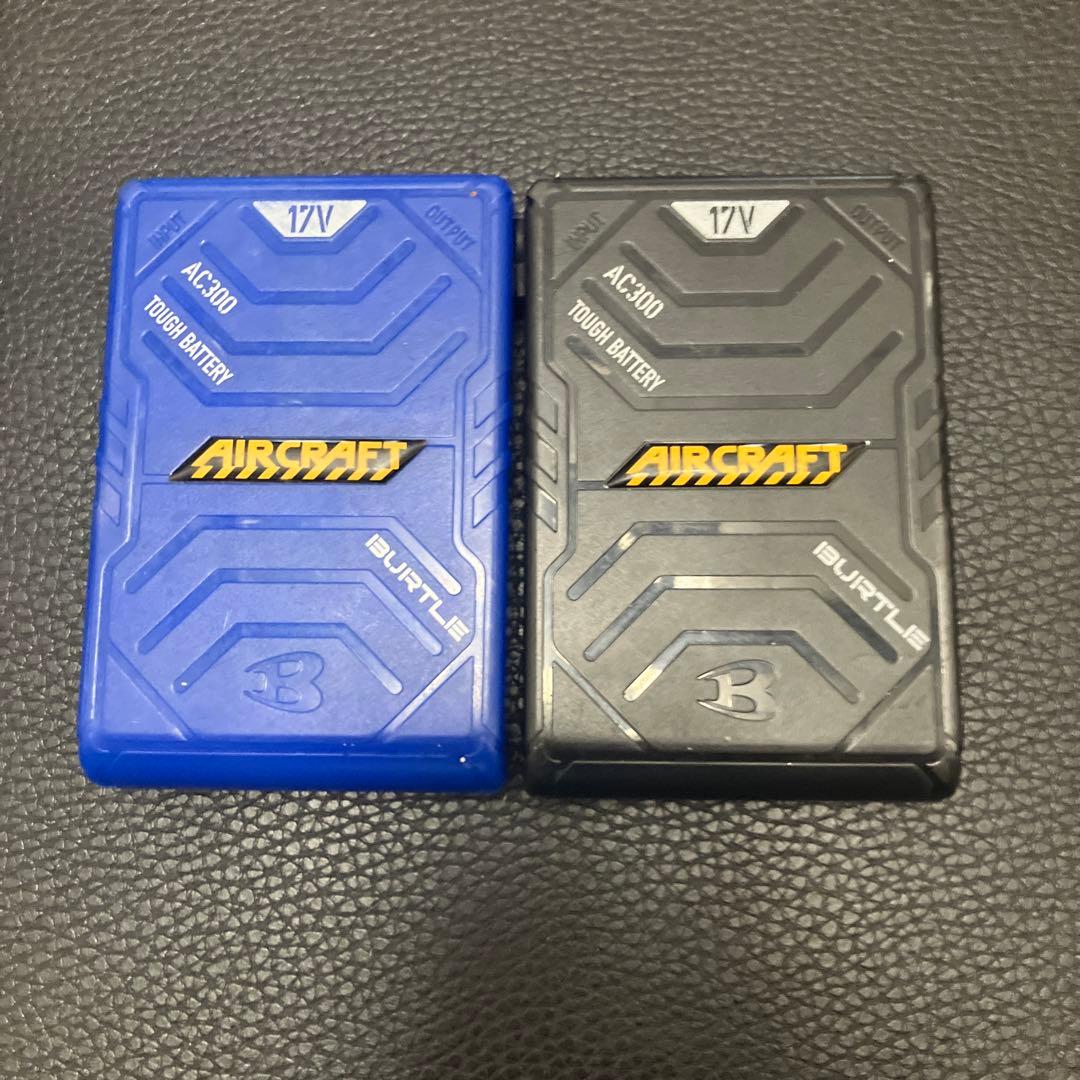 AIRCRAFT AC-300 タフバッテリー 17V 青・黒