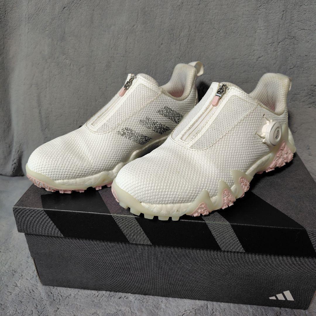 adidas ゴルフシューズ　ホワイト/ピンク 　24,0cm adidas（アディダス） adidas originals レディース スニーカー W