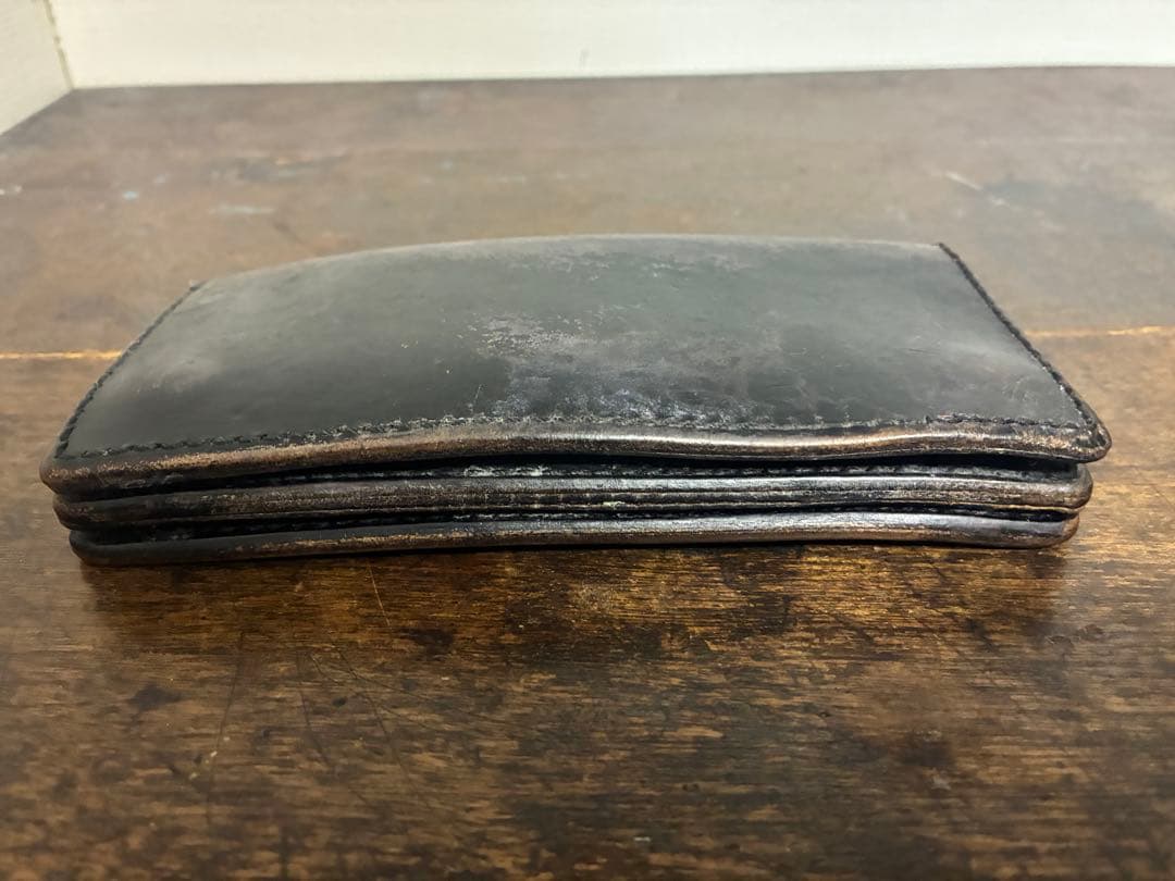 1-8 WOLF'S HEADウルフズヘッド長財布本革 プレーン vintage - メルカリ