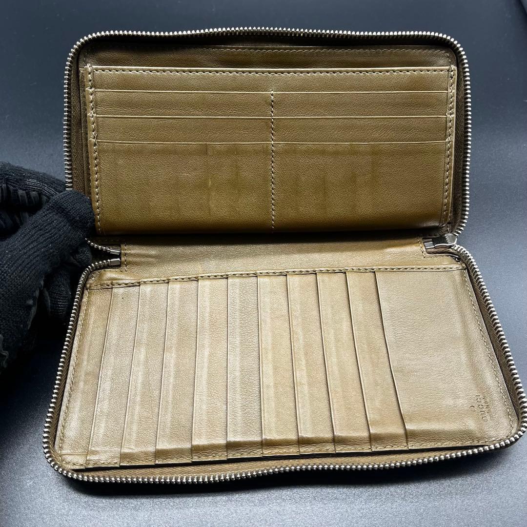 せ*ー様 入手困難/希少✨グッチ オーガナイザー ラウンドファスナー