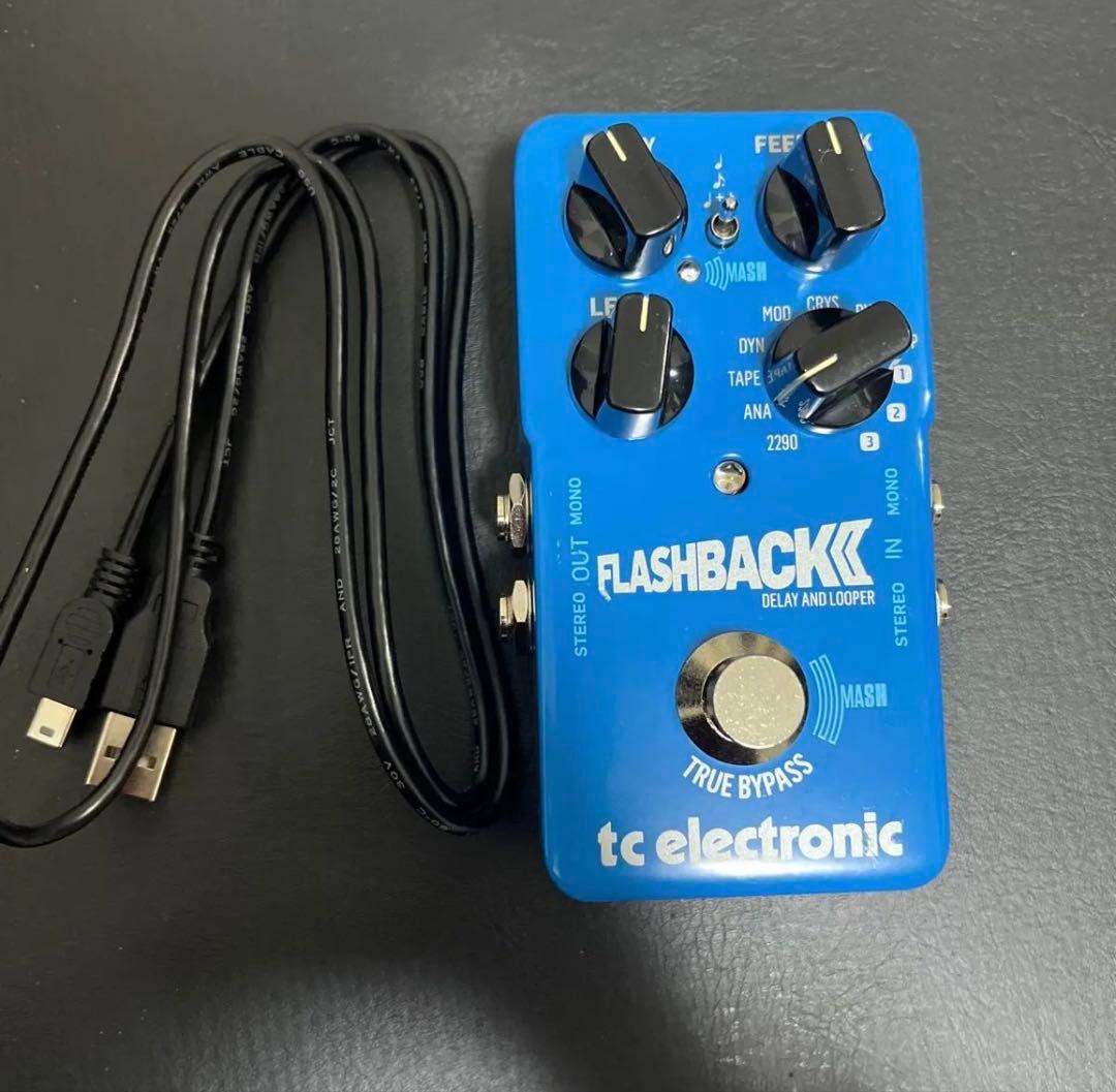 ギター tc electronic FLASHBACK 2 DELAY LOOPER TC Electronic Flashback 2 Delay & Looper Pedal