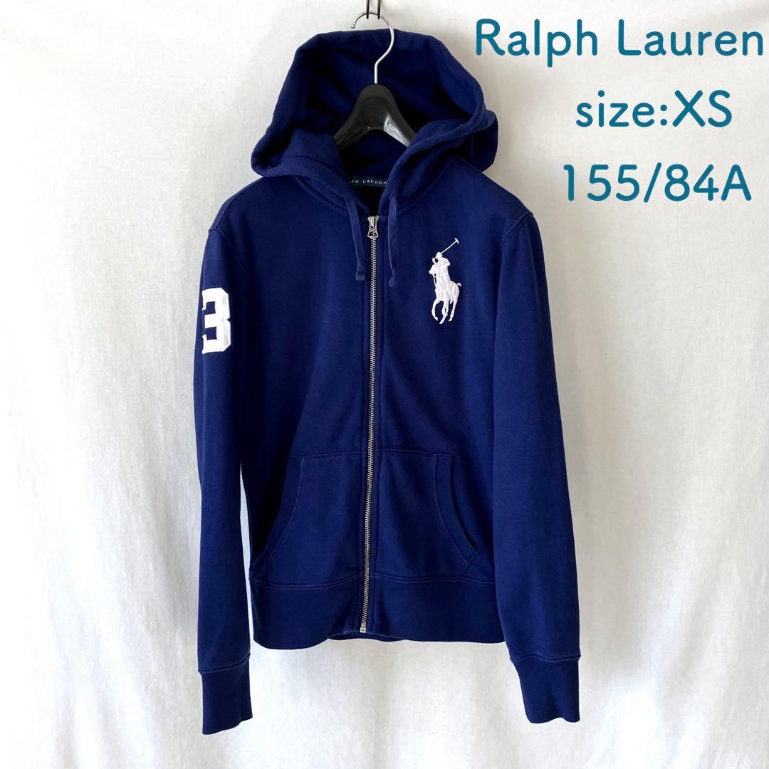 ラルフローレン ビッグポニー ジップアップ パーカー XS JP:S相当