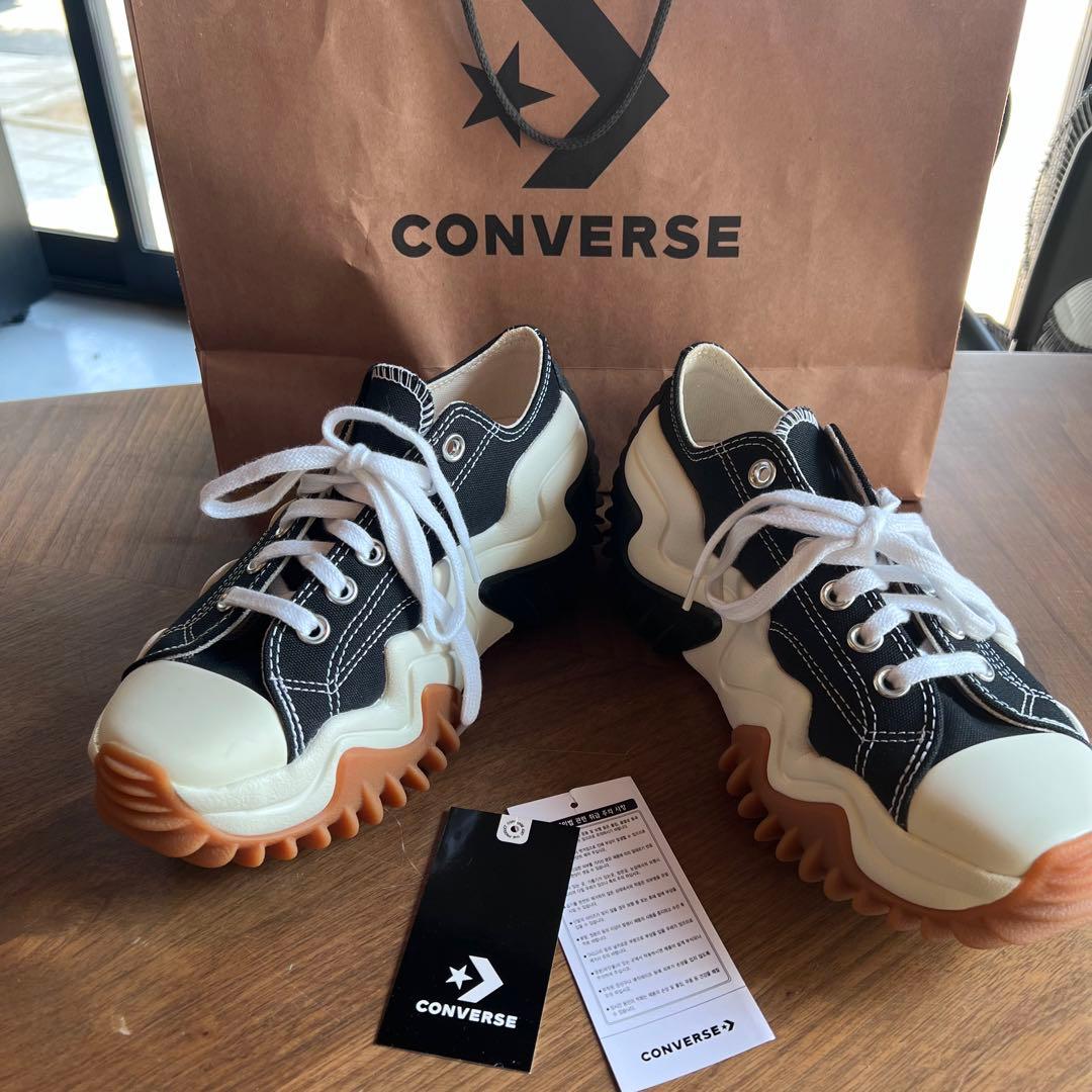 確実本物✮韓国限定CONVERSE厚底ランスターモーションローカット✭日本