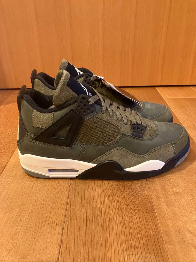 靴 Nike Air Jordan 4 Retro SE Craft \"Olive\"