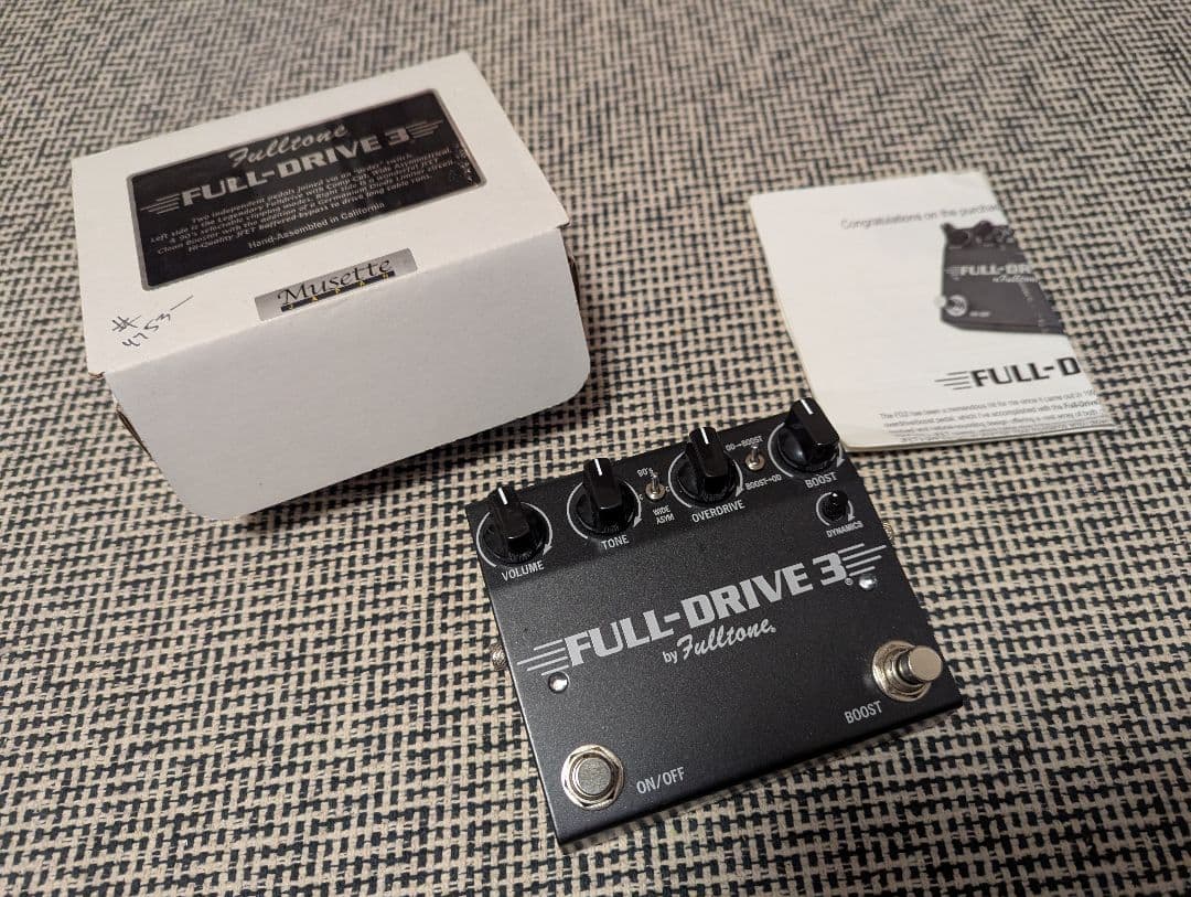 Fulltone FULL-DRIVE 3 ギターエフェクター FULLTONE ( フルトーン ) Fulldrive 3 Standard 送料無料 | サウンドハウス