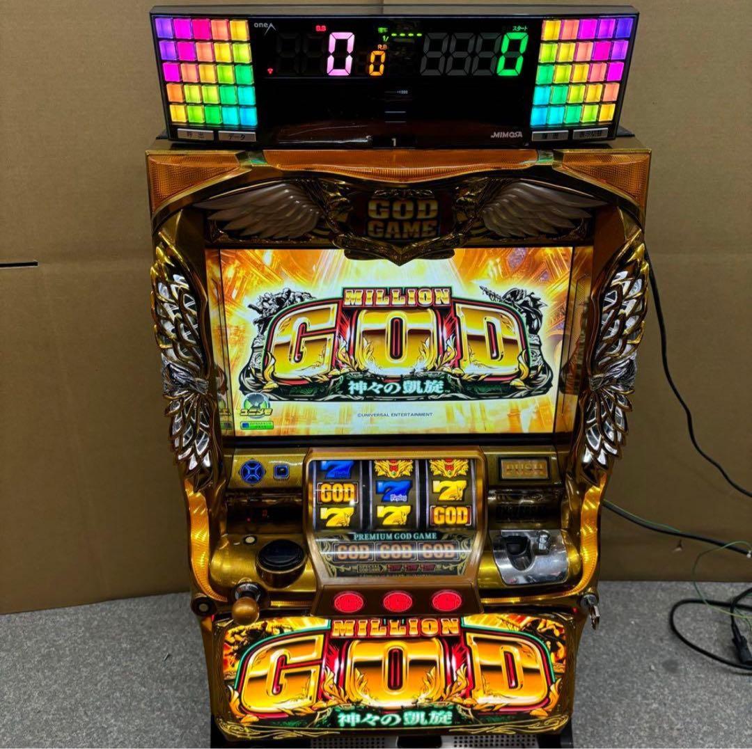 5号機 ミリオンゴッド 神々の凱旋 実機 家庭用フルセット！