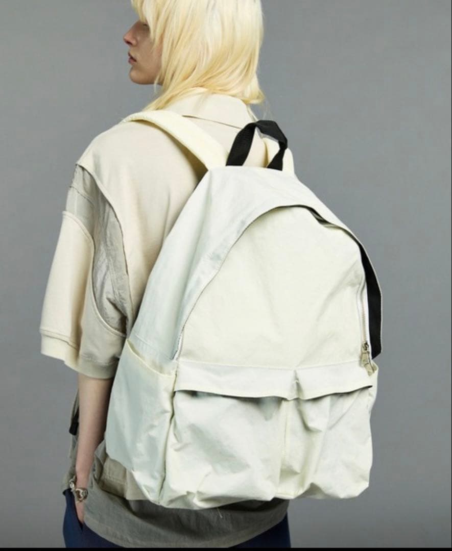 KONBU Nylon Backpack/MAISON SPECIAL 白 MAISON SPECIAL（メゾンスペシャル） デイバック リュック メンズ