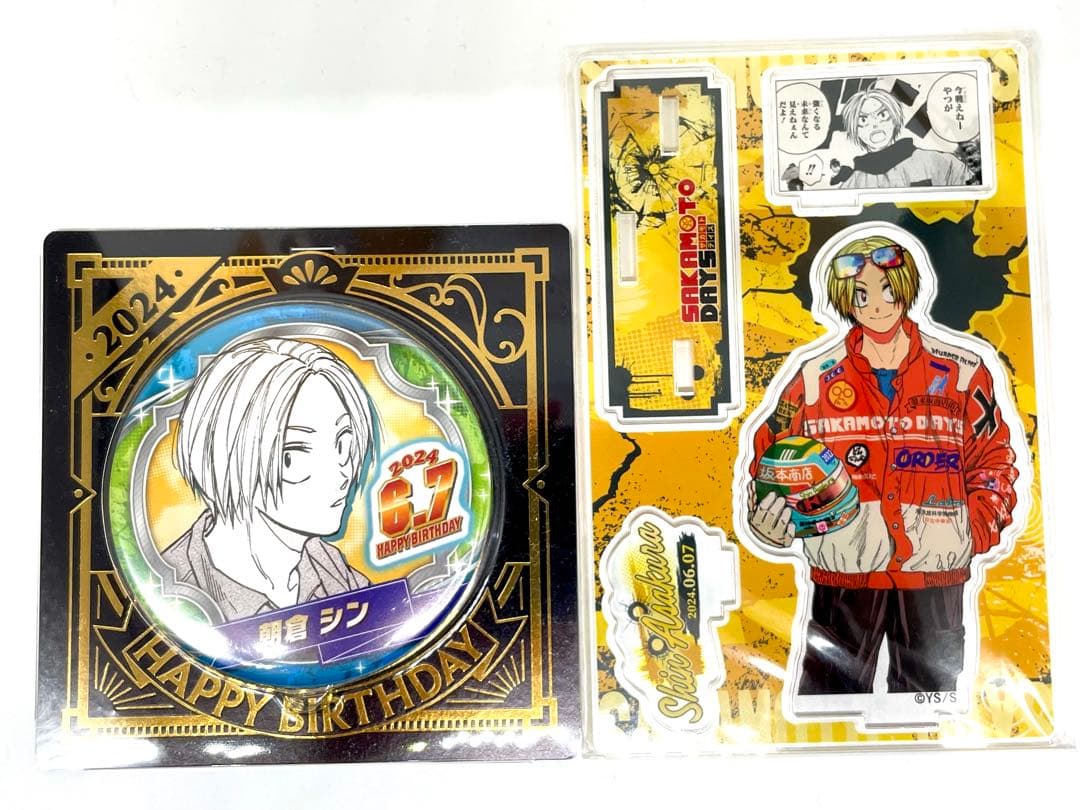 サカモトデイズ 名場面ジオラマフィギュア バースデイ缶バッジ
