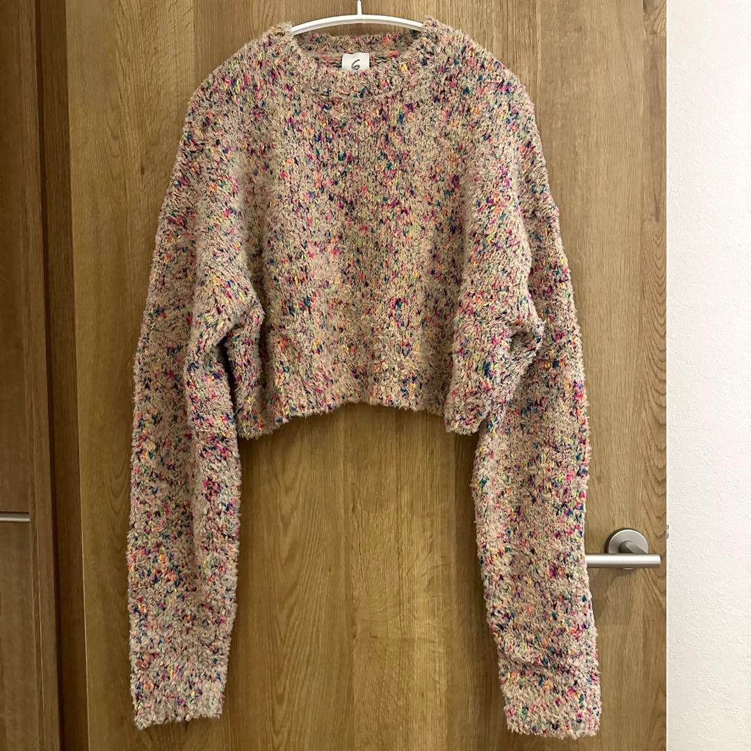 6(ROKU)／マルチスラブ クルーネックニット - メルカリ